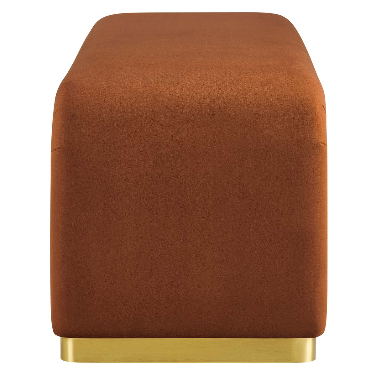 Koda Performance Velvet Waterfall Long Bench by Modway, photo 26 of 46