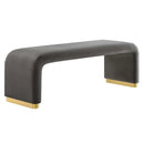 Koda Performance Velvet Waterfall Long Bench by Modway by HouseOfZazla