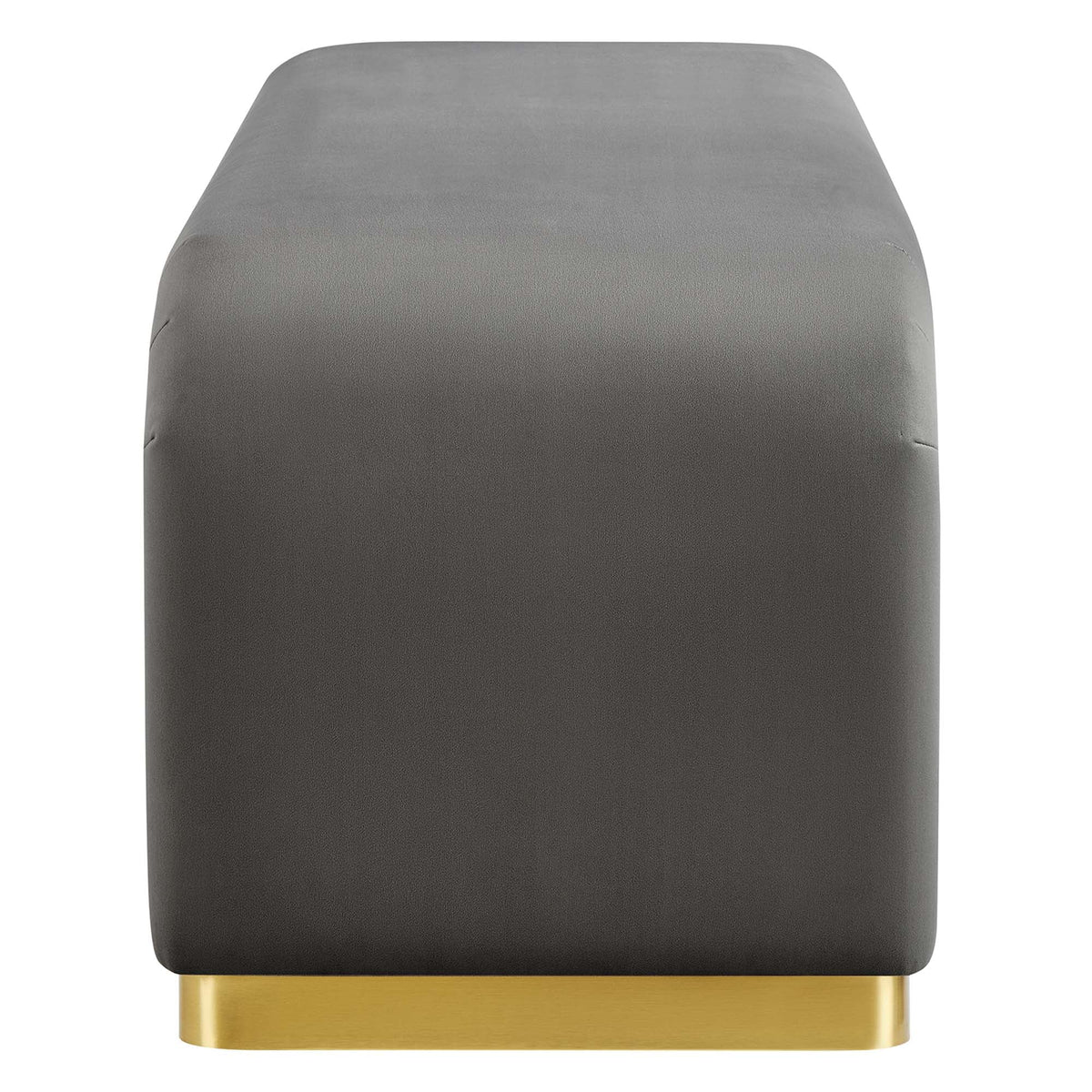 Koda Performance Velvet Waterfall Long Bench by Modway, photo 4 of 46