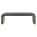 Koda Performance Velvet Waterfall Long Bench by Modway by HouseOfZazla