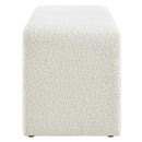 Simba Boucle Fabric Waterfall Long Bench by Modway by HouseOfZazla