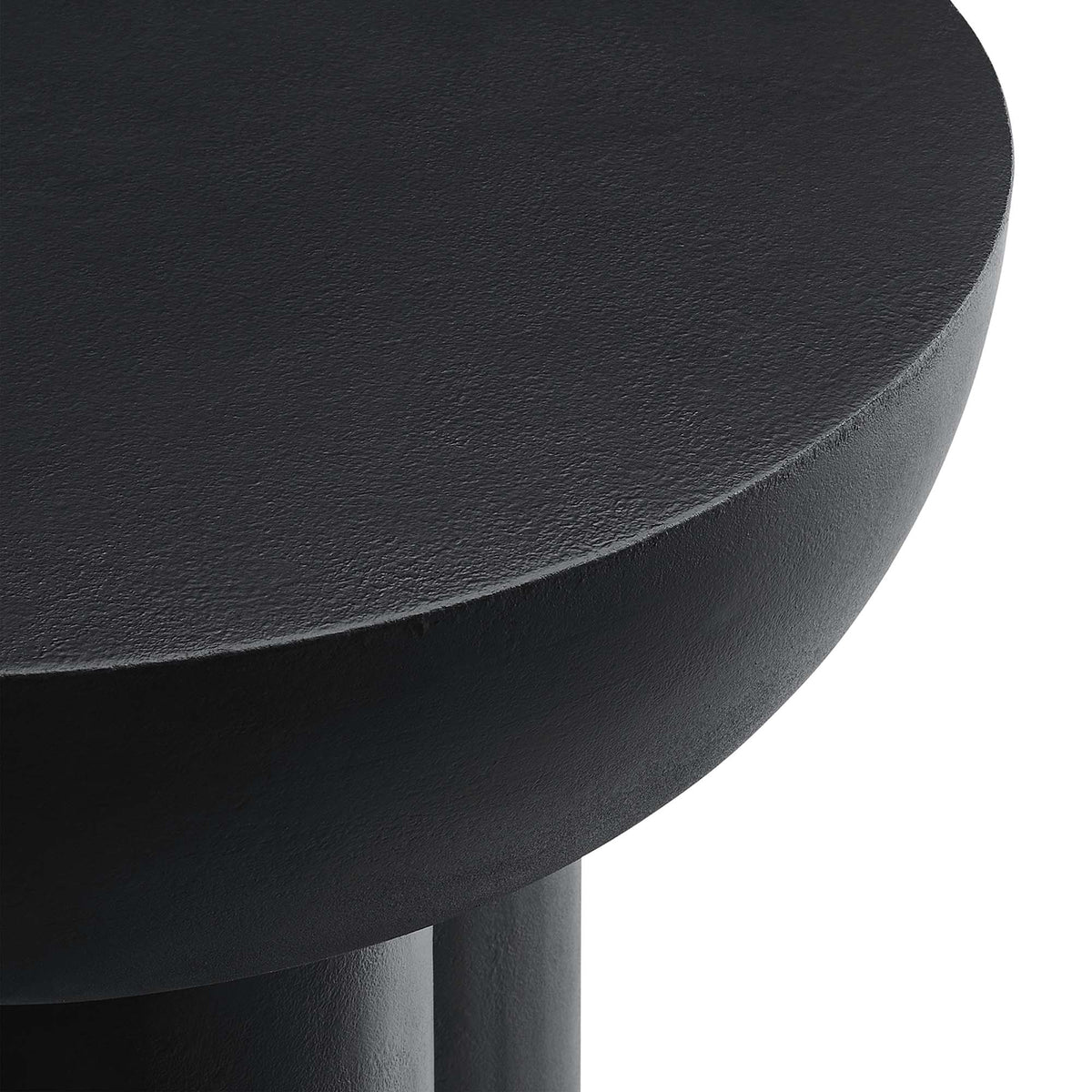 Caspian Round Concrete Side Table by Modway, photo 8 of 14