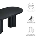 Caspian 72" Oval Concrete Dining Table by Modway by HouseOfZazla