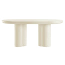 Caspian 72" Oval Concrete Dining Table by Modway by HouseOfZazla