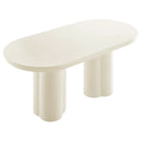 Caspian 72" Oval Concrete Dining Table by Modway by HouseOfZazla