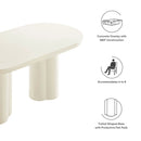 Caspian 72" Oval Concrete Dining Table by Modway by HouseOfZazla