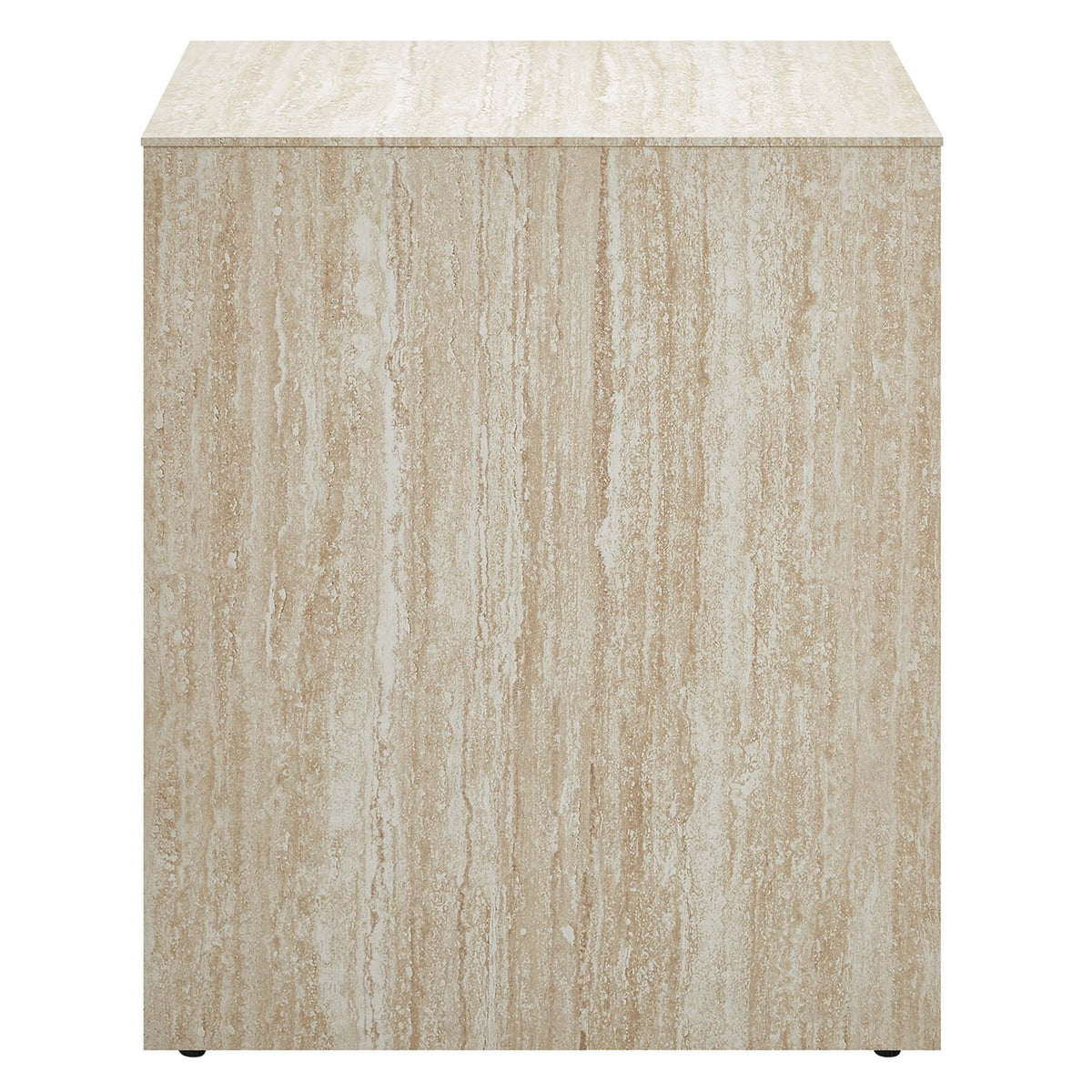 Mirella Faux Travertine Side Table by Modway, photo 5 of 7