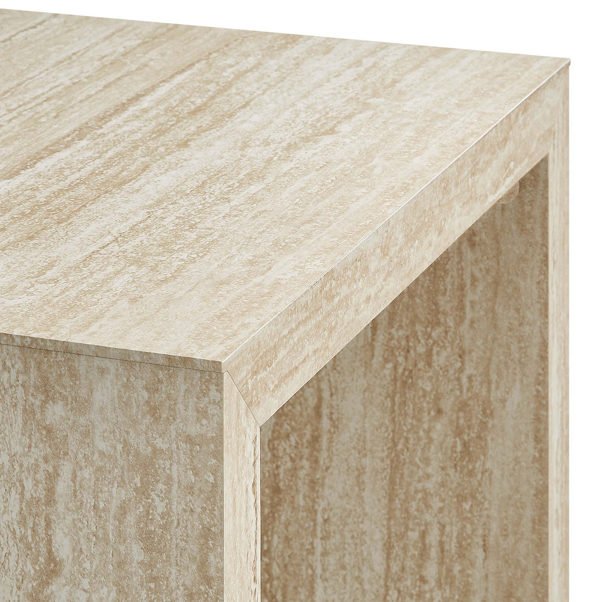 Mirella Faux Travertine Side Table by Modway, photo 7 of 7