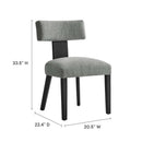 Nalani Fabric Upholstered Dining Chairs Set of 2 by Modway by HouseOfZazla