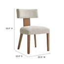 Nalani Fabric Upholstered Dining Chairs Set of 2 by Modway by HouseOfZazla