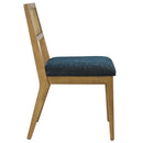 Nimba Faux Rattan Fabric Dining Chairs Set of 2 by Modway by HouseOfZazla