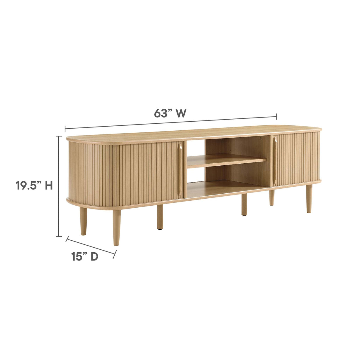 Contour 63" Wood TV Stand by Modway, photo 12 of 14