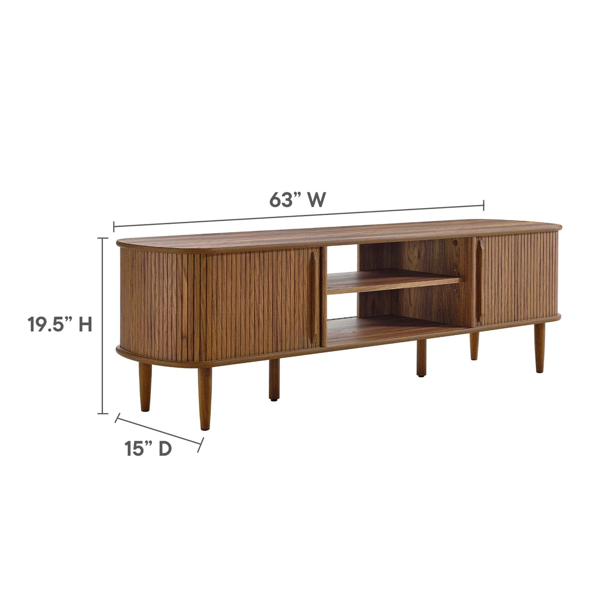 Contour 63" Wood TV Stand by Modway, photo 3 of 14