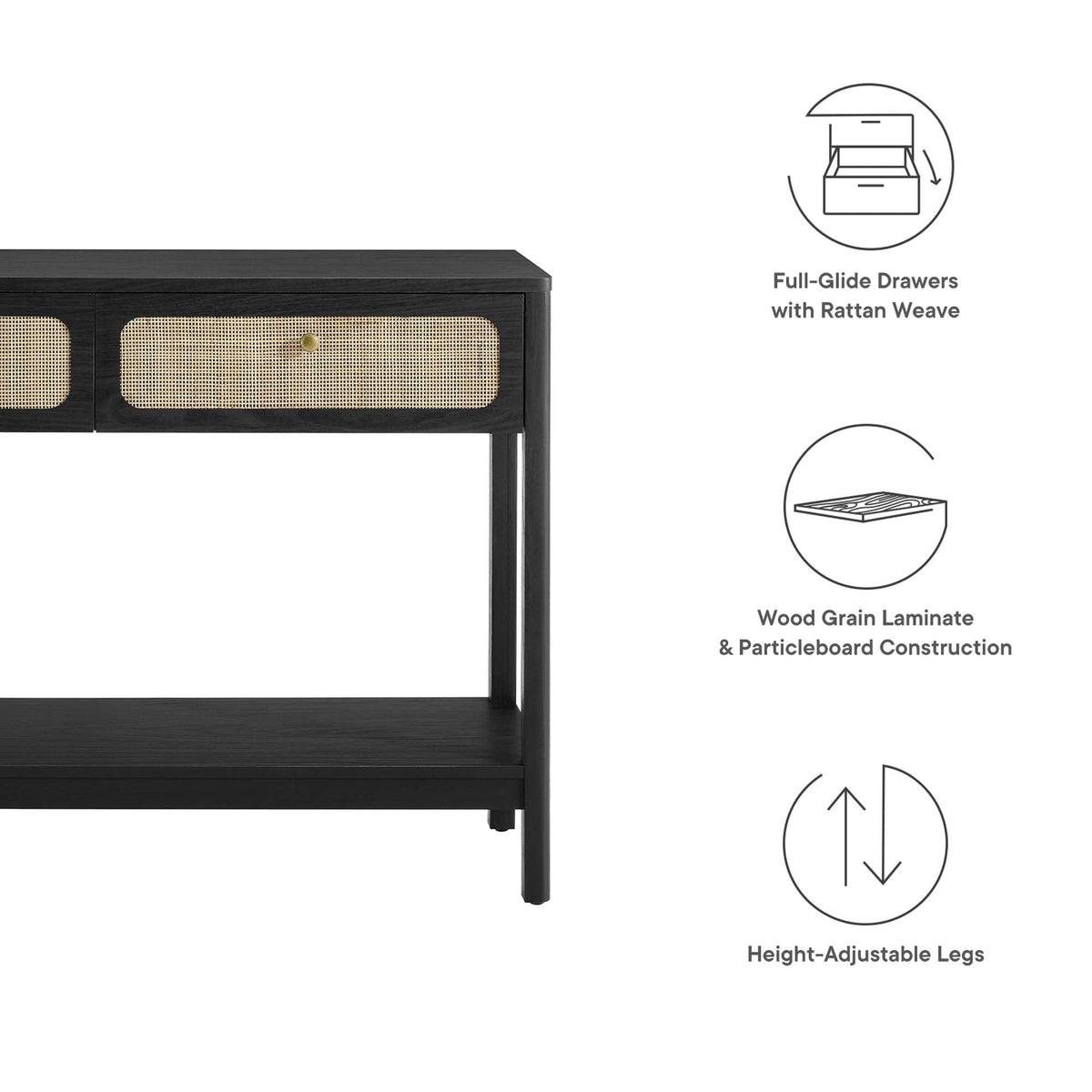 Chaucer Wood Entryway Console Table by Modway, photo 13 of 14