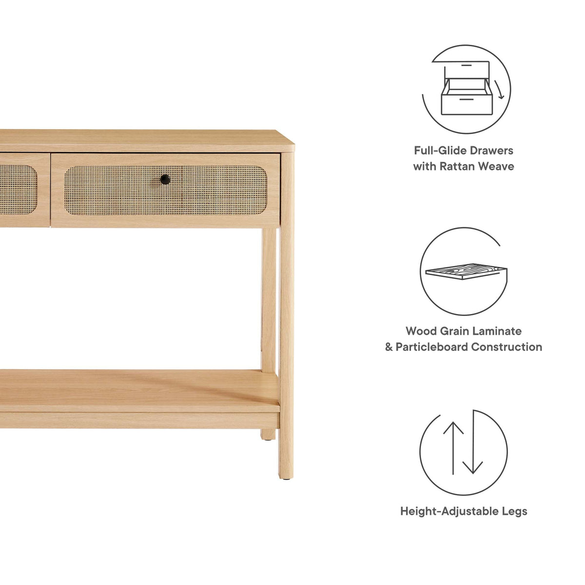 Chaucer Wood Entryway Console Table by Modway, photo 2 of 14