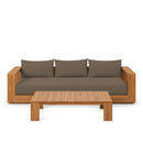 Tahoe 2-Piece Outdoor Patio Acacia Wood Sofa and Coffee Table Set by Modway by HouseOfZazla