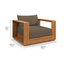 Tahoe 5-Piece Outdoor Patio Acacia Wood Furniture Set by Modway by HouseOfZazla
