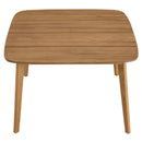 Vienna 46" Square Outdoor Patio Teak Wood Dining Table by Modway by HouseOfZazla