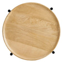 Xilo Round Wood and Metal Side Table by Modway by HouseOfZazla