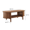Cadence Coffee Table by Modway Mid-Century Modern Rubberwood by HouseOfZazla