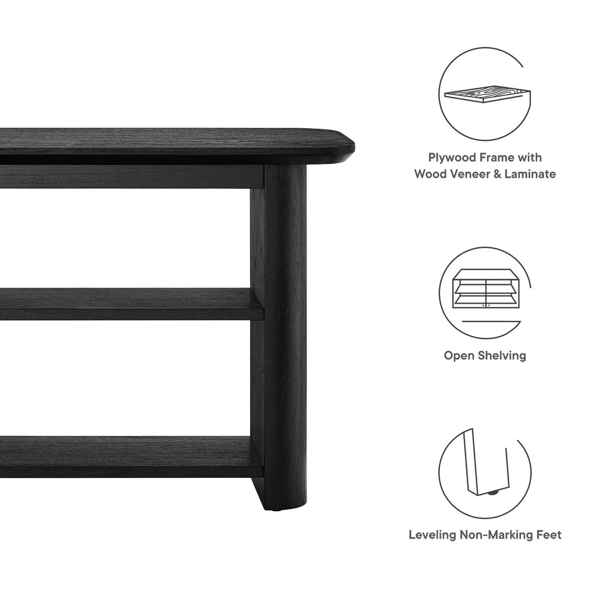 Calix 57-Inch Console Table by Modway, photo 2 of 7