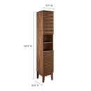 Render Tall Narrow Bathroom Storage Cabinet by Modway by HouseOfZazla