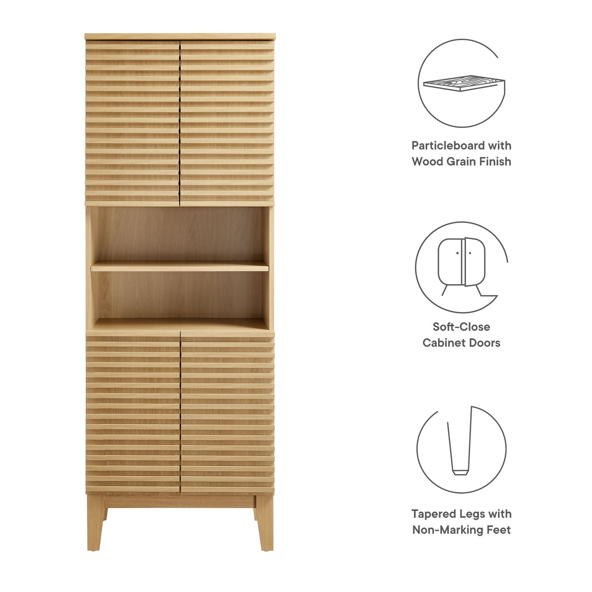 Render Tall Bathroom Storage Cabinet by Modway, photo 13 of 14