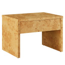 Hudson 1-Drawer Burl Wood Nightstand by Modway by HouseOfZazla