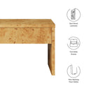 Hudson 1-Drawer Burl Wood Nightstand by Modway by HouseOfZazla