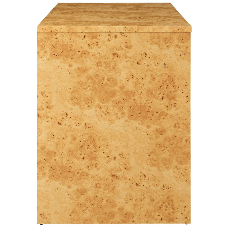 Hudson 2-Drawer Burl Wood Desk by Modway, photo 5 of 7