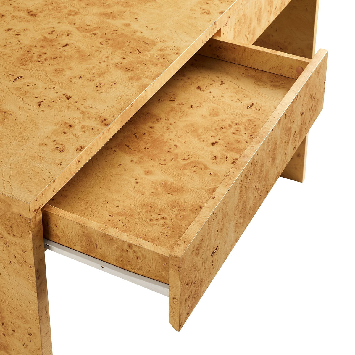 Hudson 2-Drawer Burl Wood Desk by Modway, photo 7 of 7