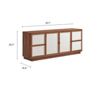Capri 63" Wood Grain TV Console by Modway by HouseOfZazla