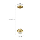 Eclipse Globe Pendant Light by Modway by HouseOfZazla