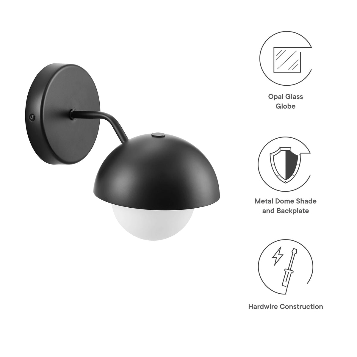 Eclipse Globe Wall Sconce by Modway, photo 12 of 14