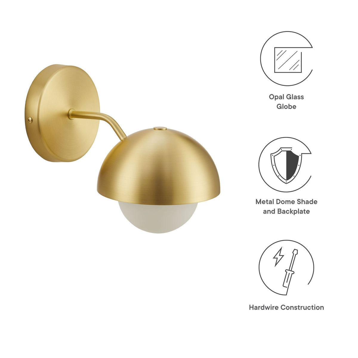 Eclipse Globe Wall Sconce by Modway, photo 3 of 14