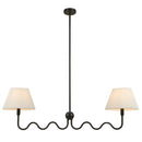Wave Squiggle 2-Arm Pendant Light by Modway by HouseOfZazla