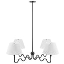 Wave Squiggle 4-Arm Pendant Light by Modway by HouseOfZazla