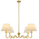 Wave Squiggle 4-Arm Pendant Light by Modway by HouseOfZazla