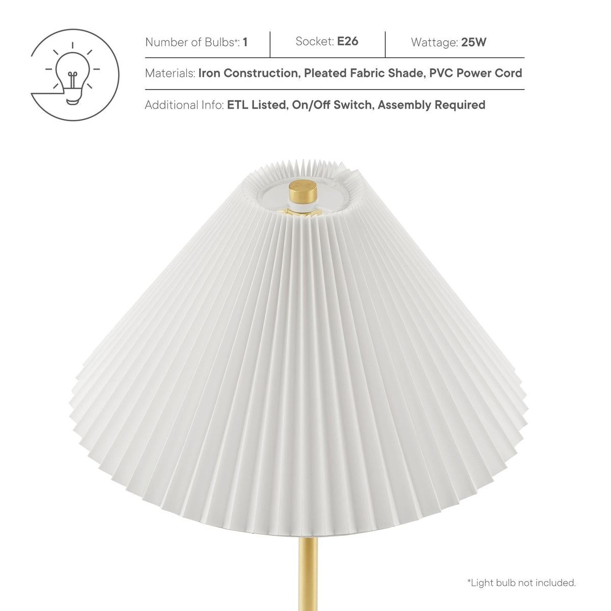 Illusion Marble Dome Table Lamp by Modway, photo 3 of 14