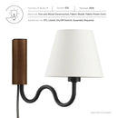 Sunlit Squiggle Arm Wall Sconce by Modway by HouseOfZazla