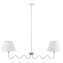 Sunlit Squiggle 2-Arm Pendant Light by Modway by HouseOfZazla