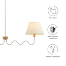 Sunlit Squiggle 2-Arm Pendant Light by Modway by HouseOfZazla