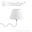 Sunlit Squiggle 2-Arm Pendant Light by Modway by HouseOfZazla