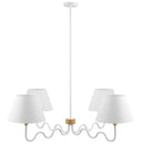 Sunlit Squiggle 4-Arm Pendant Light by Modway by HouseOfZazla