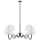 Sunlit Squiggle 4-Arm Pendant Light by Modway by HouseOfZazla