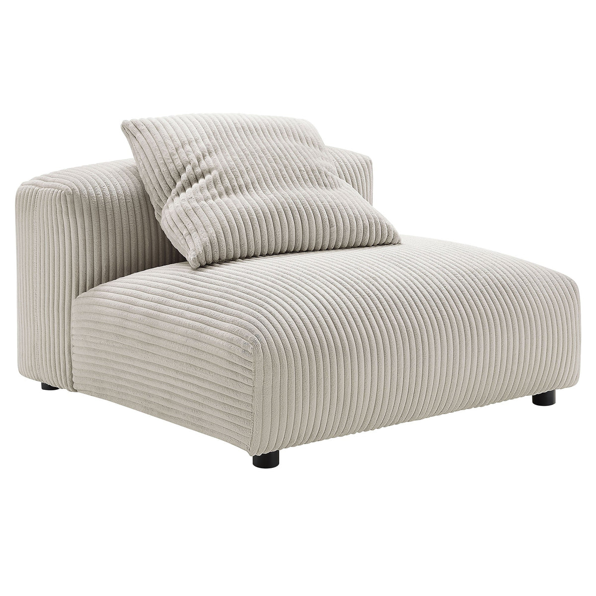 Solace 4-Piece Modular Corduroy Upholstered Sectional Sofa by Modway, photo 10 of 14