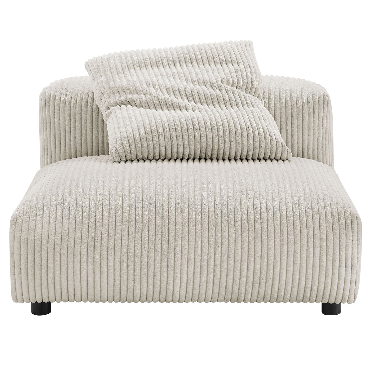 Solace Modular Corduroy Upholstered Armless Chair, photo 9 of 14