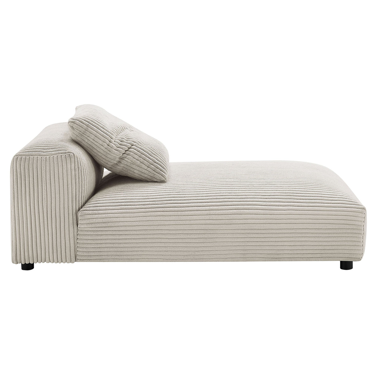 Solace 2-Piece Modular Corduroy Upholstered Sectional Sofa with Chaise, photo 9 of 14