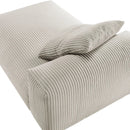 Solace Modular Corduroy Upholstered Armless Chaise Lounge by HouseOfZazla