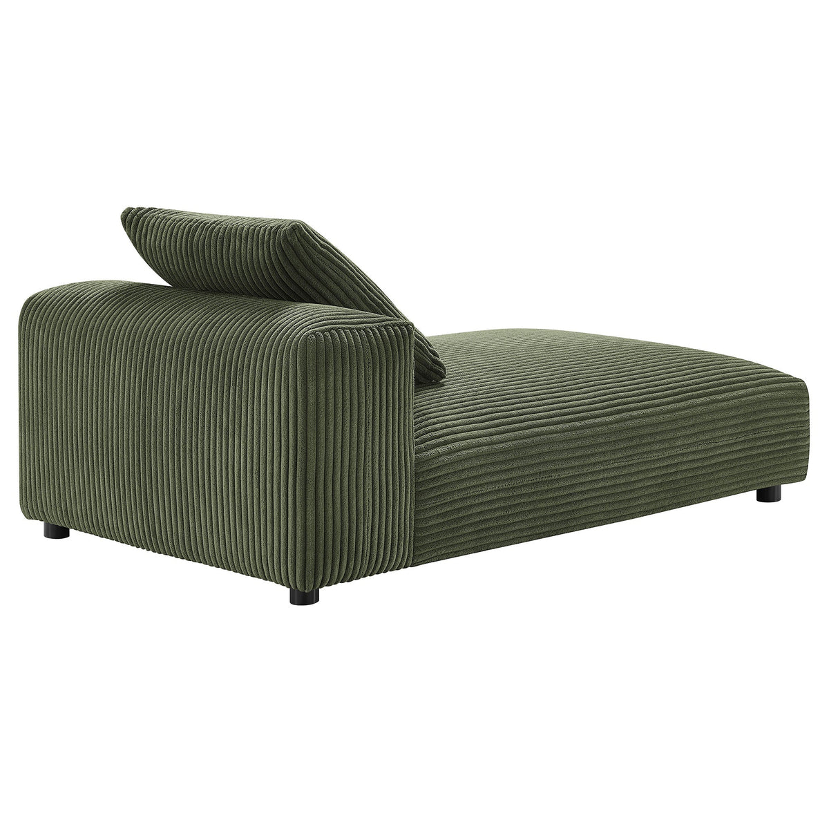 Solace Modular Corduroy Upholstered Armless Chaise Lounge, photo 5 of 14